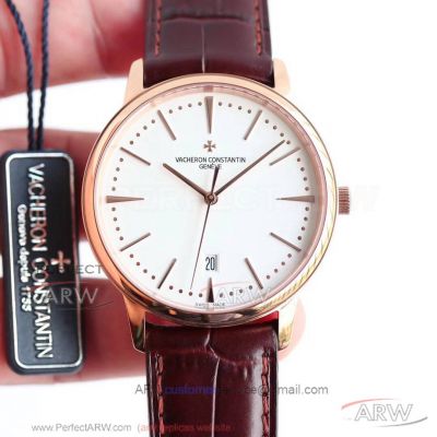 Swiss Copy Vacheron Constantin Patrimony 85180/000R-9248 Automatic Rose Gold Case 40 MM 9015 Watch